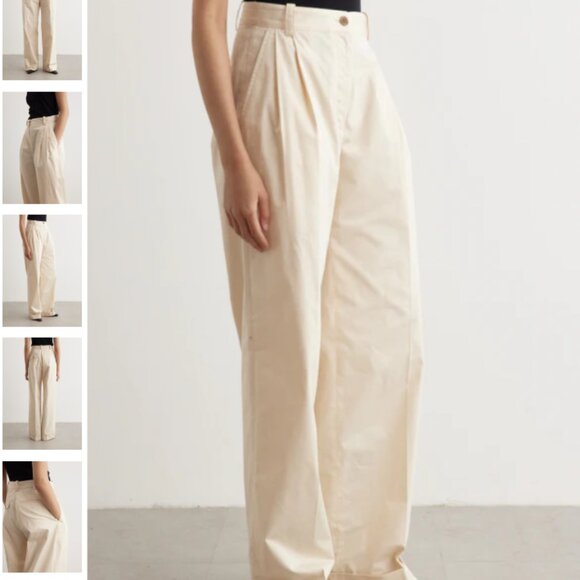 👖 Maison Kitsuné Double Pleats Pants – Color: Paper (Size 40, NWT) - Picture 3 of 14